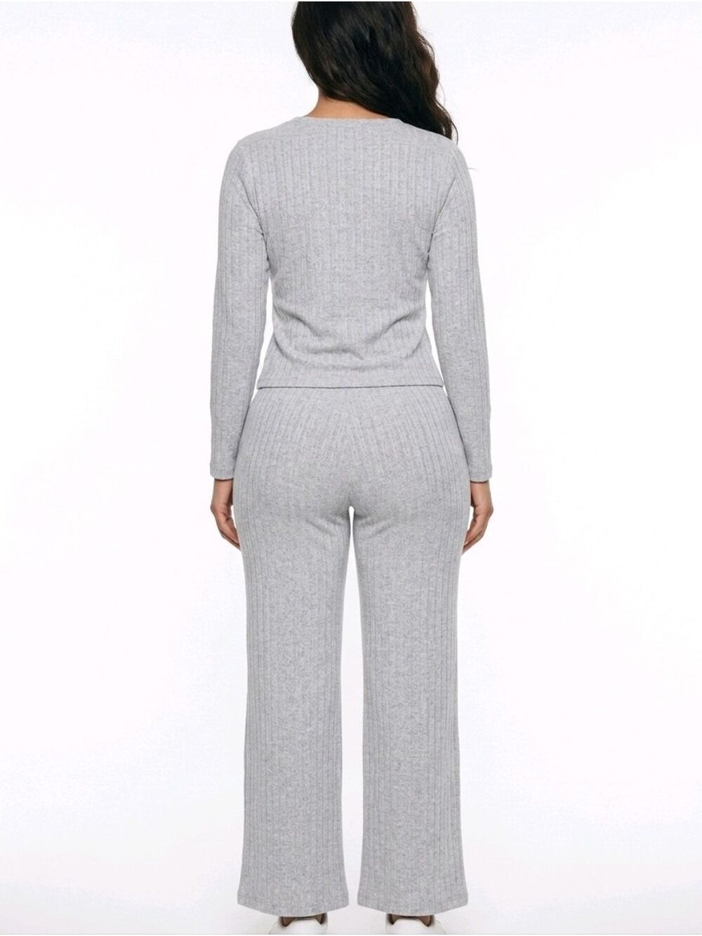 Latte Love Long Sleeve Top and Wide Leg Pant - Picture 3 of 10